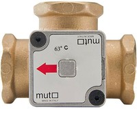 "RüCklaufanhebung Ladeventil Ladeventileinheit 3-Wegeventil Mut 63°C 1\" Ig,"
