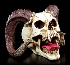 Totenkopf Figur - Havok's Hellion - Monte Moore Teufel Widdersch&auml;del Sch&auml;del