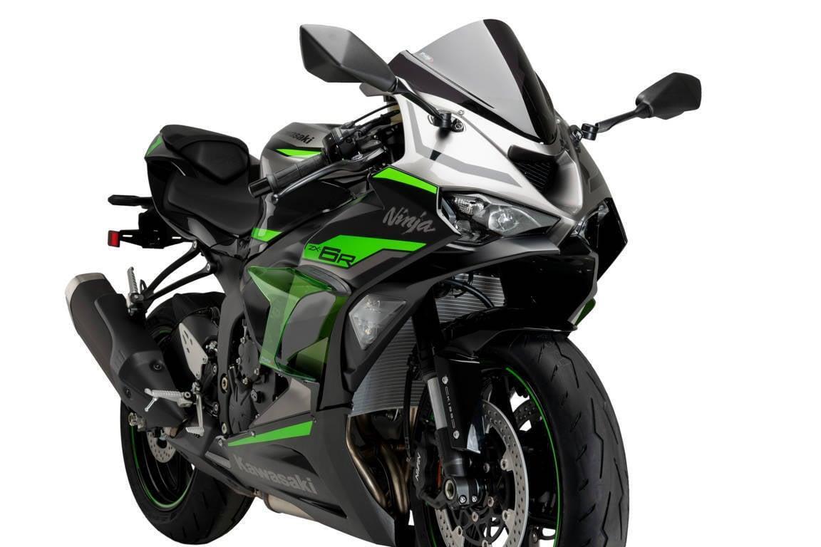 Puig Race Side Downforce Spoilers Wings Green Kawasaki ZX-6R Puig Race Side Downforce Spoilers Wings Green Kawasaki ZX-6R
