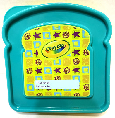 Crayola Evriholder Snack Packer Sandwich Holder BPA Free 2012