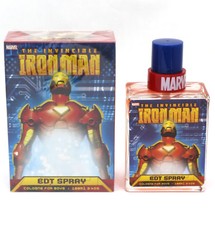 Marvel The Invincible Iron Man Cologne for Boys EDT Spray 3.4 oz New Sealed Box
