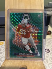 Michael Hall Jr. 2024 Panini Mosaic  Green Prizm Rookie RC #352 Cleveland Browns