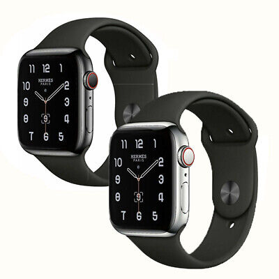 Apple Watch Series 5 Hermès 44mm GPS + Cellular Unlocked Steel