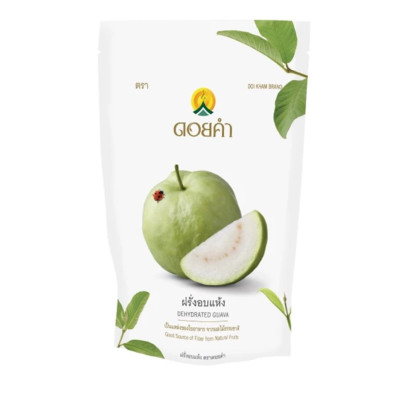 140g Dehydrated Guava Snack Natural Dried Fruits Halal No Color Added Doi Kham