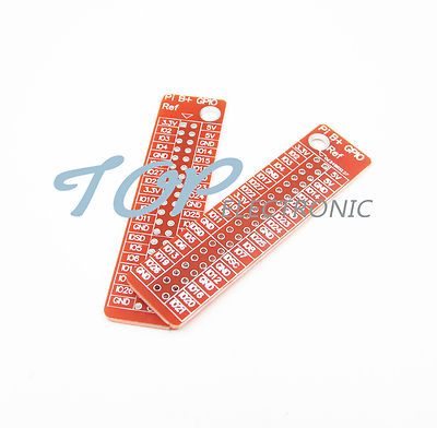 2PCS GPIO Ref Double side Board fit /w Raspberry Pi Type 3/B+/2 Model B