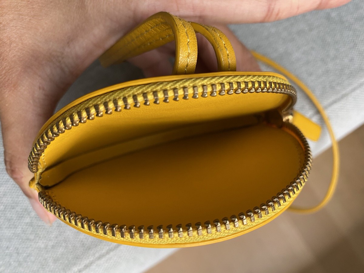 Porte-monnaie Jacquemus Le Pitchoun - Cuir Beige, Neuf Avec Emballage Et étiquette, Unisexe