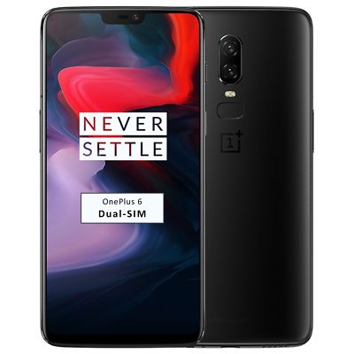 【OnePlus 6】Black 8GB RAM + 128GB ROM OnePlus 6 Black 8GB/128GB 6.28
