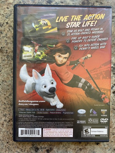 Walt Disney Bolt 2008 PS2 PlayStation 2 Game COMPLETE TESTED & WORKS CIB - Picture 3 of 4