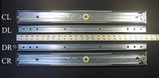 KNAPE VOGT 1429P-24" DRAWER SLIDES, FULL-EXTENSION, 100 POUNDS CAPACITY