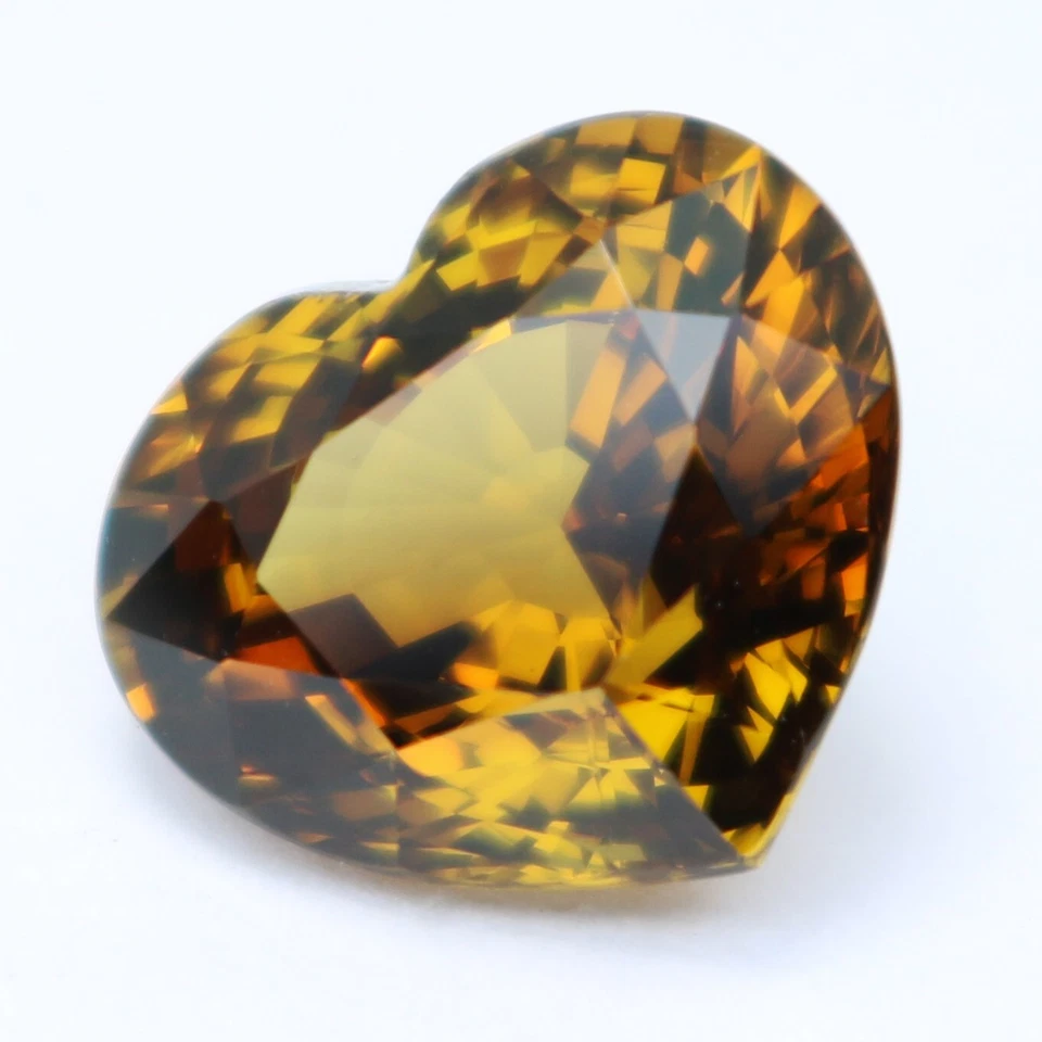 6.80Cts Glorious Natural Yellow Mali Garnet Heart Shape Collection Gemstone - Image 2 of 4