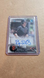 BRYAN REYNOLDS 2016 BOWMAN CHROME DRAFT PICK AUTO WORTH $80