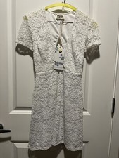 New Show Me Your Mumu White Mini Dress Size Small