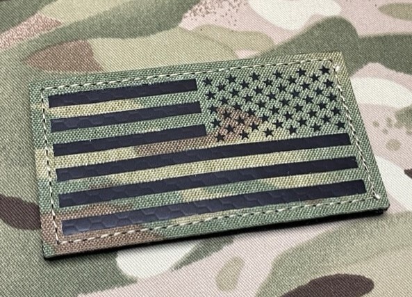 Infrared Multicam IR US Reverse Flag Patch US Army Special Forces