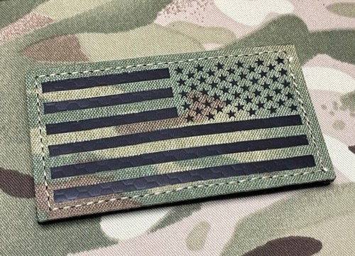 Infrared Multicam IR US Reverse Flag Patch US Army Special Forces Green ...