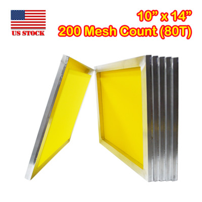 TECHTONGDA Yellow Screen Printing Mesh – 3 Yards, 50” Wide, 80T (200M) For DIY