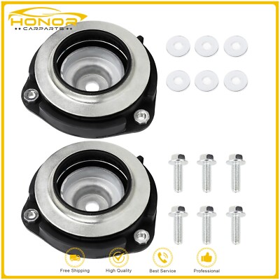 Pair Front Driver and Passenger Side Shock Strut Mount Kit for 2006-2013 Audi A3