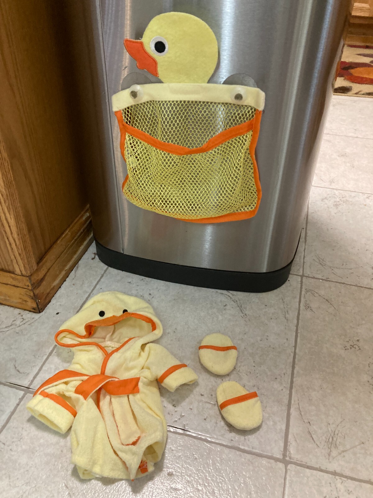 Duck Doll Clothes Robe Holder, Robe, Slippers Sooooo Cute!! eBay