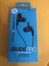 New JLAB JBUDS PRO Signature Earbuds with Universal Mic  Track Tool Black