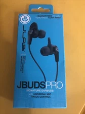 New JLAB JBUDS PRO Signature Earbuds with Universal Mic + Track Tool Black
