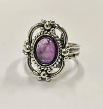 Silver-Plated Adjustable Ring (#18)