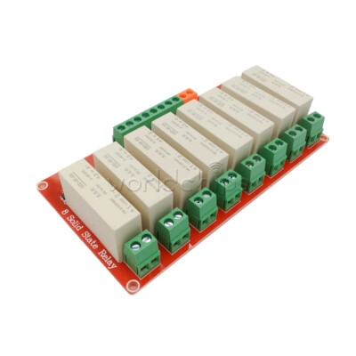 5A 2/4/8Channels High Level Trigger DC Solid-State Relay Module Single-Phase New