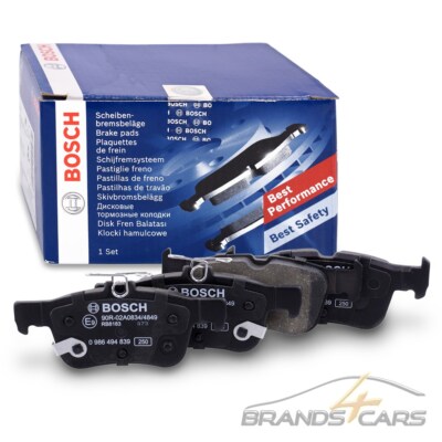 BOSCH BREMSBELÄGE SATZ HINTEN FÜR FORD FOCUS 4 S-MAX GALAXY 3 KUGA 2 3 MONDEO 5