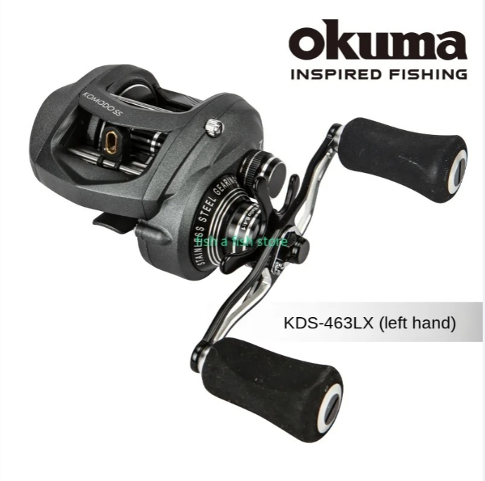 Okuma Komodo SS Superstrong Stainless Steel Gear Baitcast Fishing Reels |  eBay