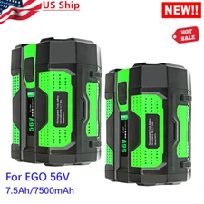 1/2Pack For Genuine EGO BA4200T 7.5 Ah Power+ 56-Volt Lithium Ion Battery US