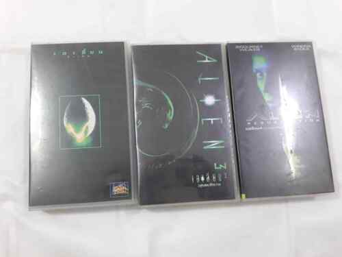 3 pcs Alien Aliens Trilogy Fox VHS Boxset Box Set 1979 1986 1993