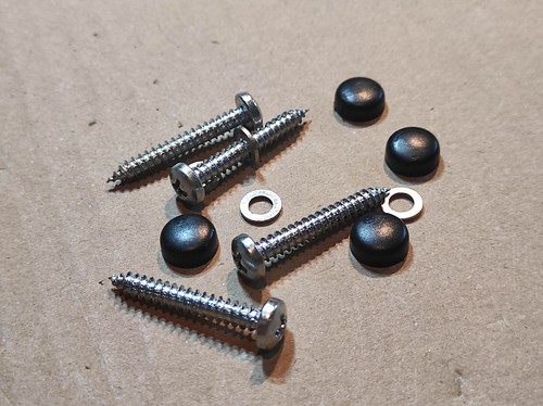 Thorens TD 166 MK II Frontblende Schrauben Faceplate screws original