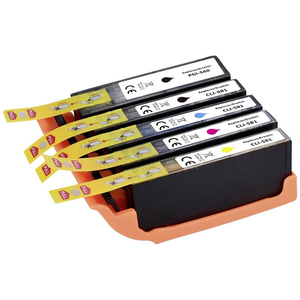 Encre Renkforce alternative Canon PGI-580PGBK CLI-581BK CLI-581C CLI-581M jet d'encre - 2