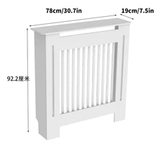36.2 Inch Tall Large Radiator Cover Horizontal Vertical Cabinet Mdf Grill Shelf 
