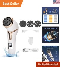 Electric Callus Remover for Feet with Vacuum, Portable Pedicure Tools Rechar...