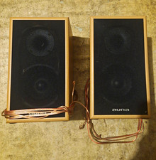 auna Electronic Star 2.0 Wired Bookshelf Speakers 76W 8 Ohm Wood Brown/Black