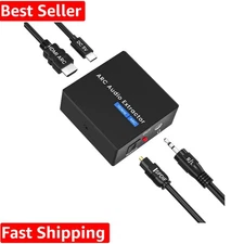 192KHz HDMI ARC to Optical Converter - High-Quality Audio Extractor Adapter
