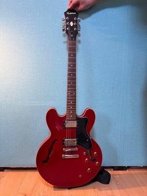 Epiphone Dot CH Cherry Semi-aco with case made in 2019