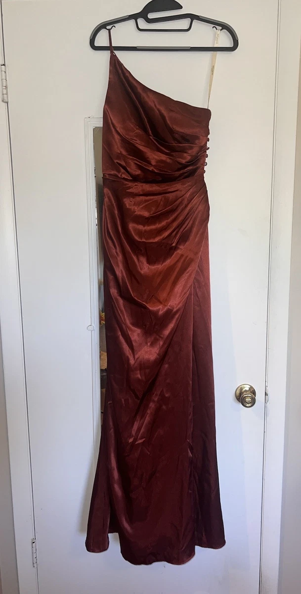 ebay burgundy bridesmaid dresses Oleg Cassini, Burgundy Bridesmaid Dress, Size 2