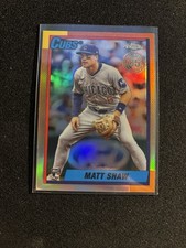 Topps Chrome Update Rookie Matt Shaw Chicago Cubs Baseball Card 2025 #90CU-20