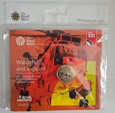 Royal Mint 2018 RAF Sea King £2 Pound Coin Brilliant Uncirculated Sealed