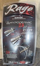 Rage Hypodermic 2 lames 100 têtes larges grains - Lot de 3.
