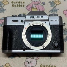 Fujifilm X-T20 Silver 24.3MP Mirrorless Digital Camera Body Only