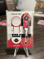 2021-22 Panini HOOPS Basketball Jalen Green Rise N Shine Rookie Jersey Patch