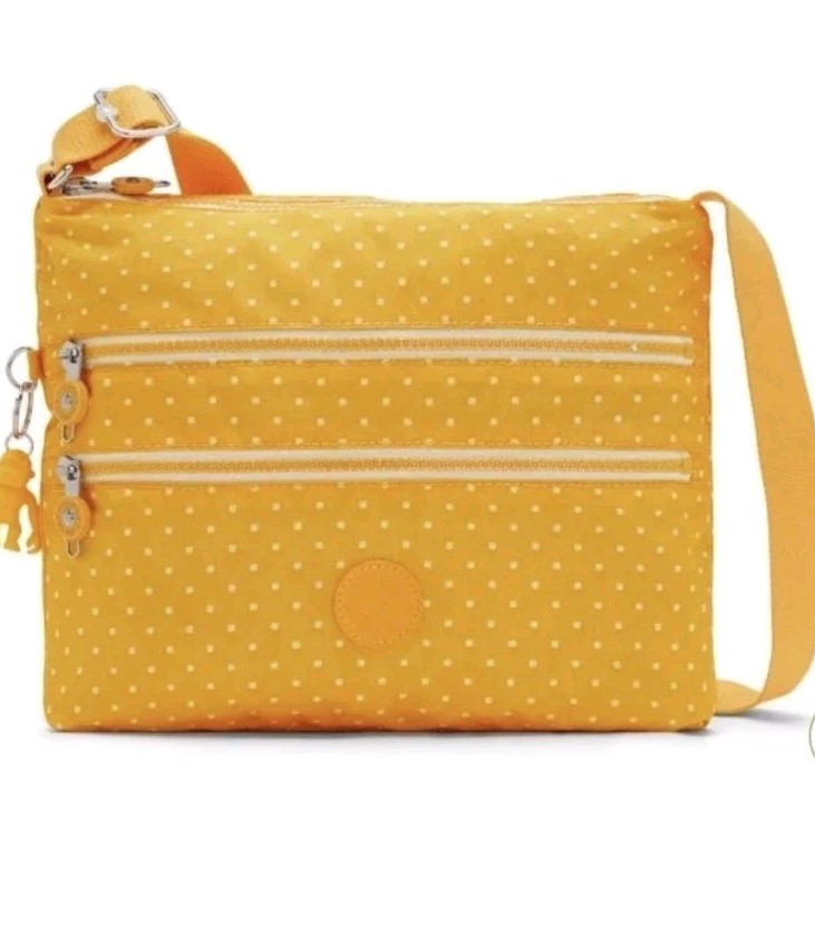 Kipling ALVAR Shoulder Bag Across Body - Soft Dot Yellow RRP £73