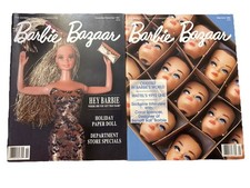 Barbie Bazaar Magazine s: 1991 1992 , Two Vintage Magazines