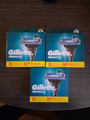 Gillette Mach 3 Refill  Cartridges 30 Count  Factory Sealed