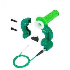 New 7/8" 22mm Twist Throttle Accelerator Handle Grips and Cable Set with Kill3