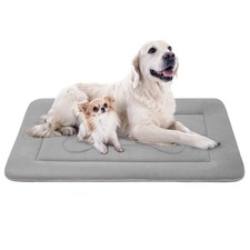 JoicyCo Extra Large Dog Bed Soft Dog Crate Pad Mat 48 in Non-Slip Bottom Washabl