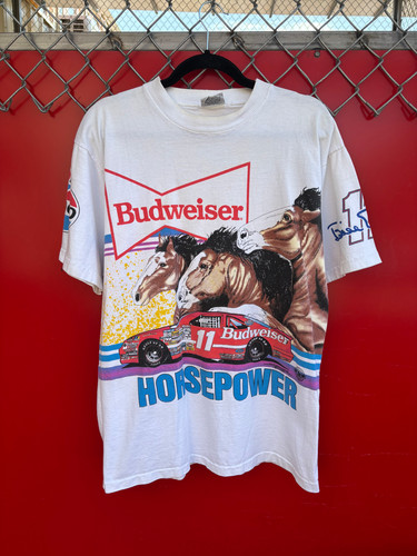 Bill Elliot Budweiser AOP Tee