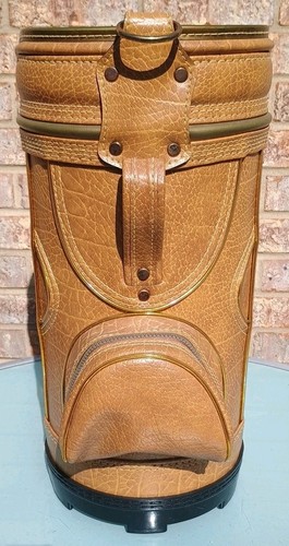 Vintage Cougar Brown Trash Can Garbage Golf Ball Umbrella - Picture 3 of 9