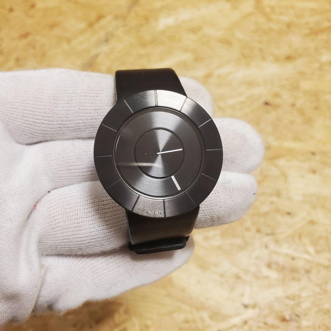 ISSEY MIYAKE Black Watch TO Quartz Tokujin Yoshioka Japan Seiko